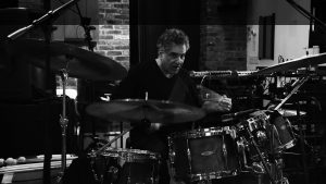 Franklin Kiermyer Drummer New York Black and white